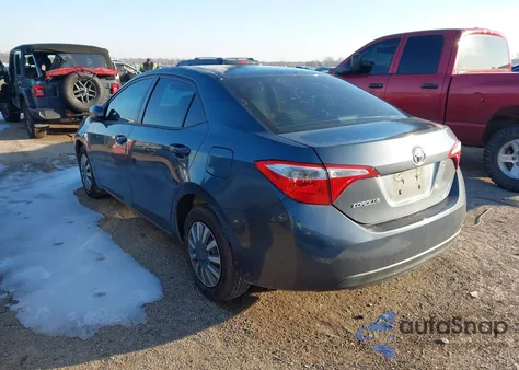 2015 Toyota Corolla L из США, поврежденный, VIN 5YFBURHE2FP179223